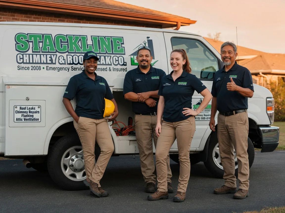 Chimney flashing repair company in Tishomingo, OK